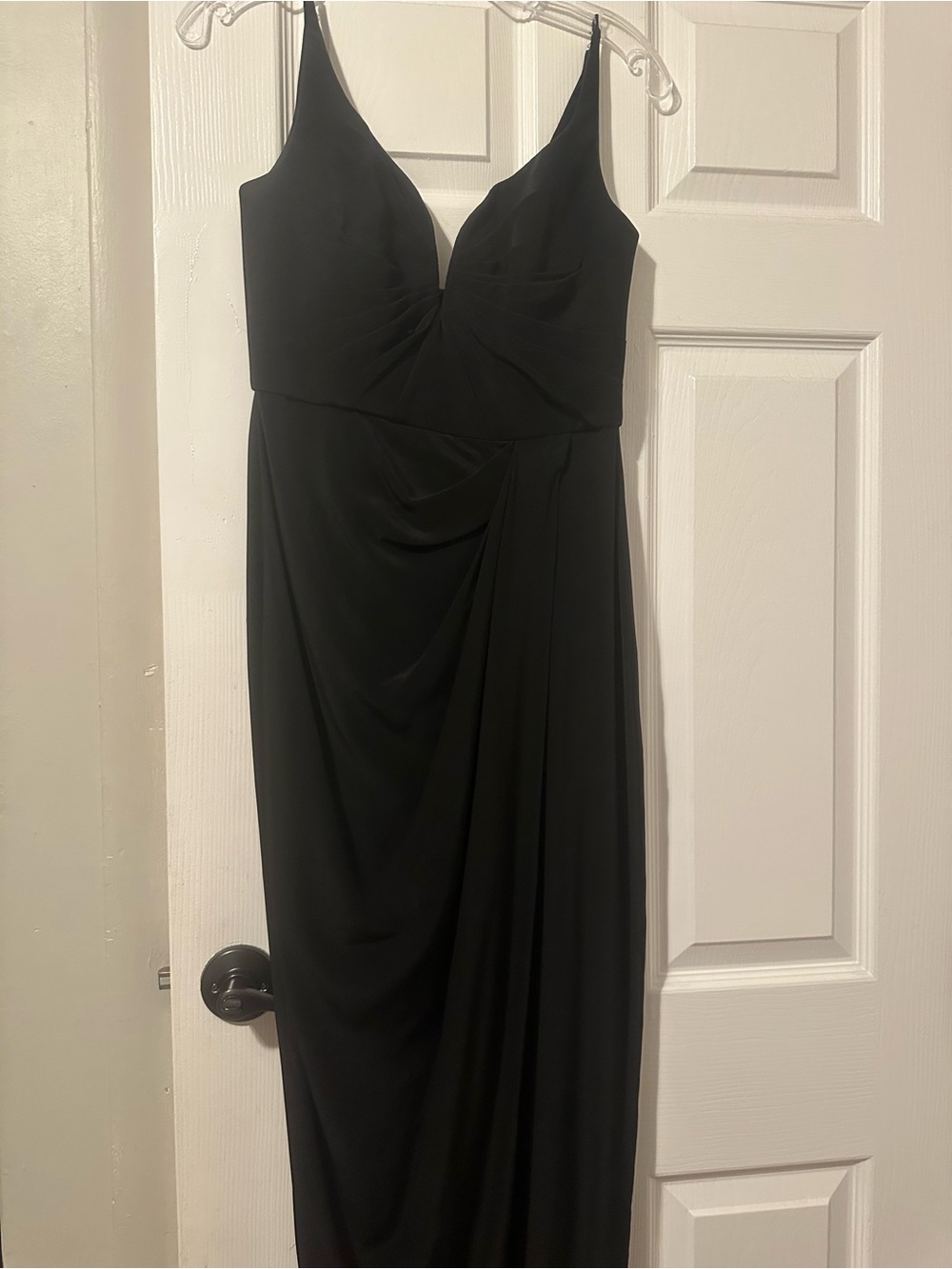 Zimmerman silk maxi Elegant Black V-Neck Evening Dress